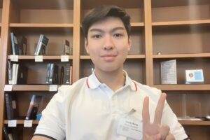 Picture of 1st Year Caleb Wang.