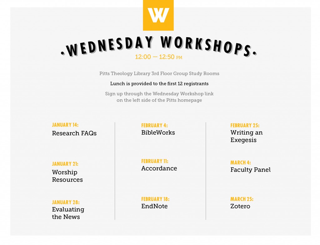 Wednesday Workshops for LCD_Spring