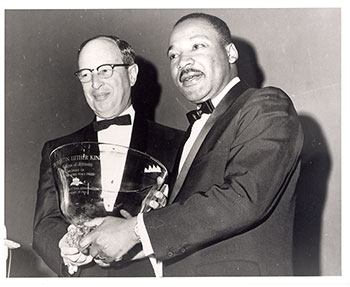Rabbi Jacob Rothschild with MLK, Jr.