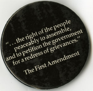 SCLC First Amendment Button