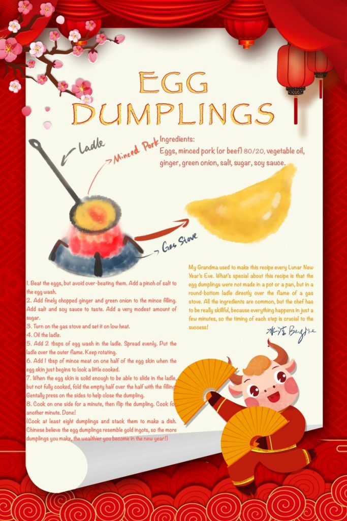 recipe for egg dumplings image