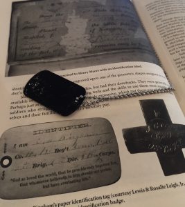 Analyzation of Military dog tag
