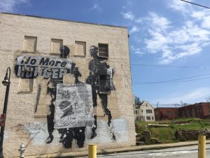 graffiti on building