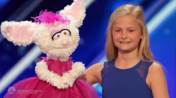 12 Year Old Ventriloquist Girl Gets Golden Buzzer on America's Got ...