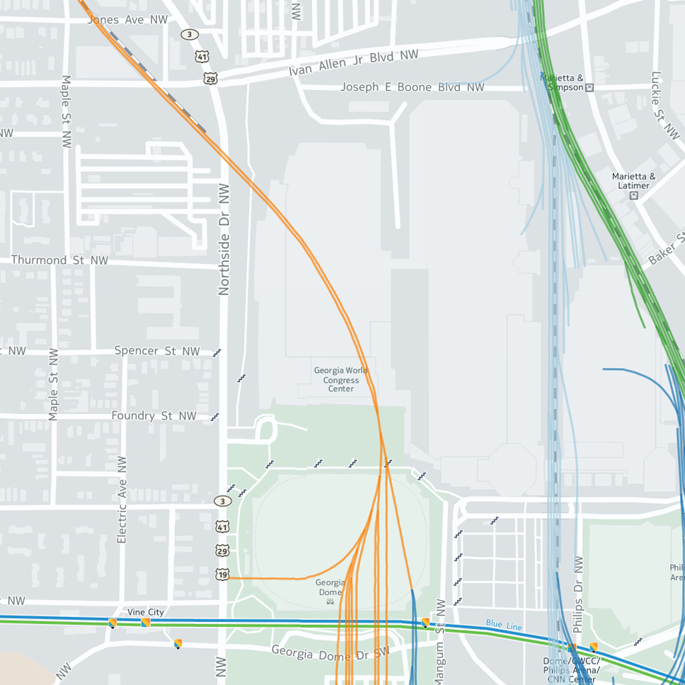 Atlanta's Rail Network