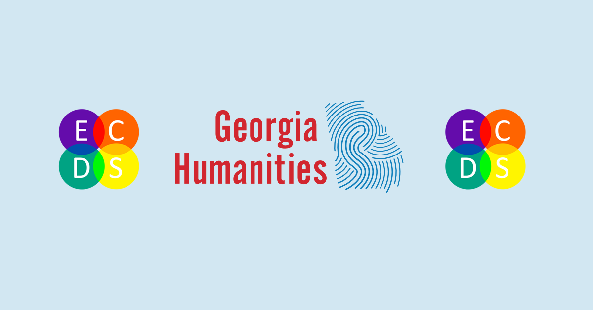 Banner featuring Georgia Humanities and ECDS logos