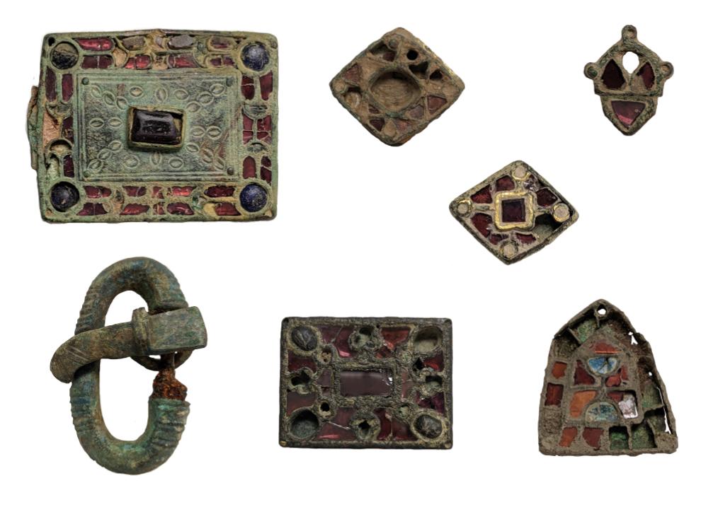 Composite image of Carlos Museum Visigothic objects