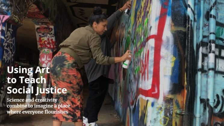 New class “Human Flourishing: Imagine a Just City,” led by Emory biology professor Micaela Martinez and comedian David Perdue uses art to teach social justice