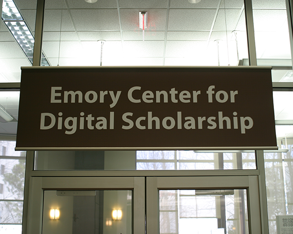 Photo of Library signage