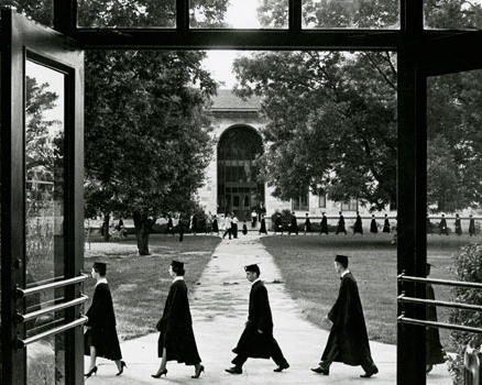 Photo of Emory University Commencement, circa 1950s