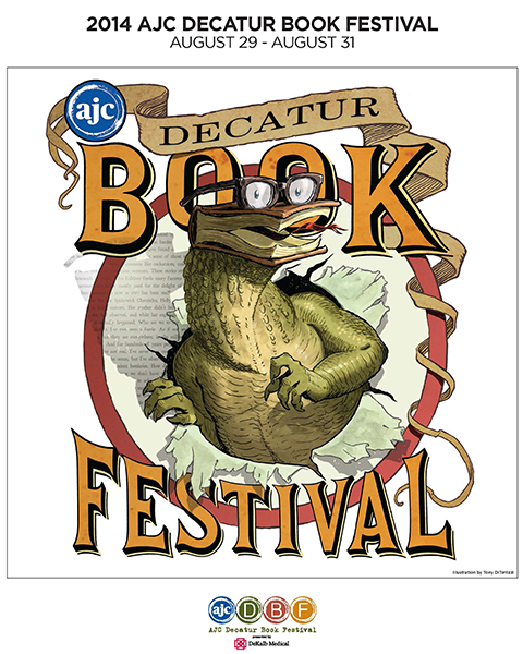 Poster for the 2014 AJC Decatur Book Festival