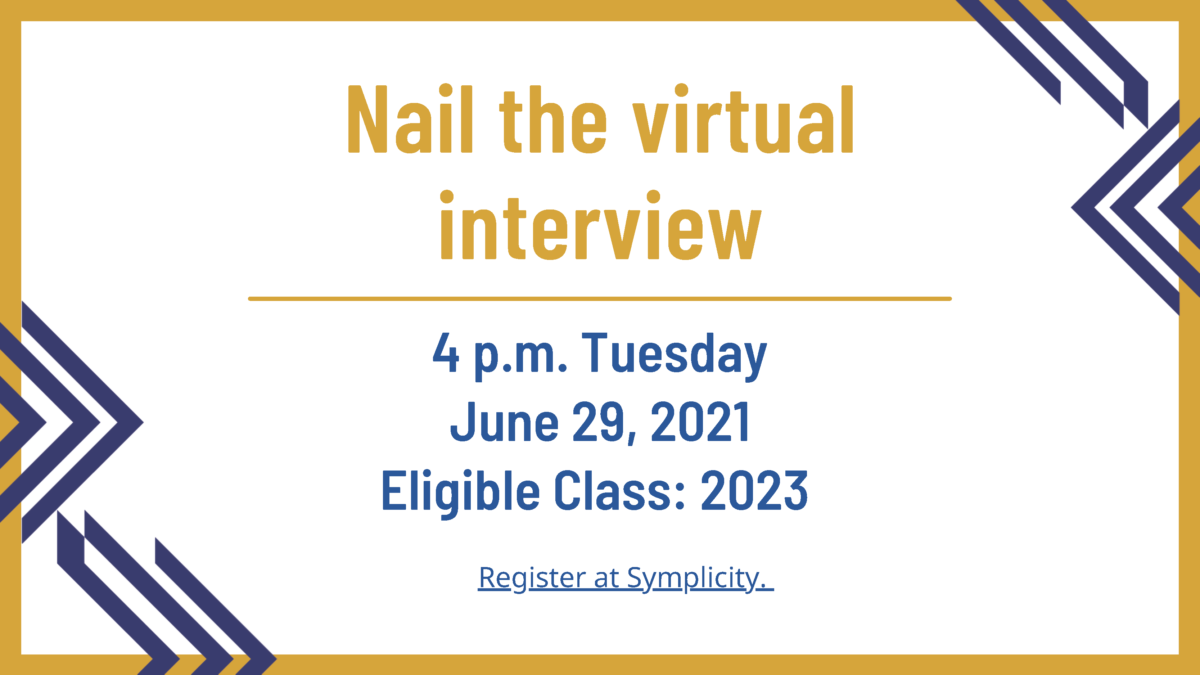 Nail the virtual interview
