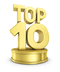 "Top 10" graphic
