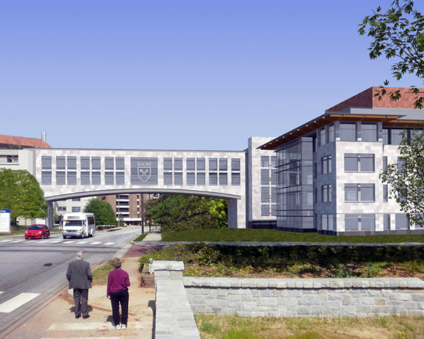 Photo of Emory's new Health Research Sciences Building