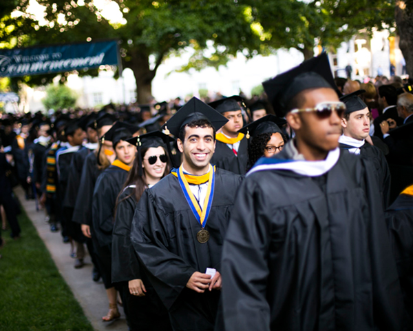 Photo of Emory's 2013 Commencement procession