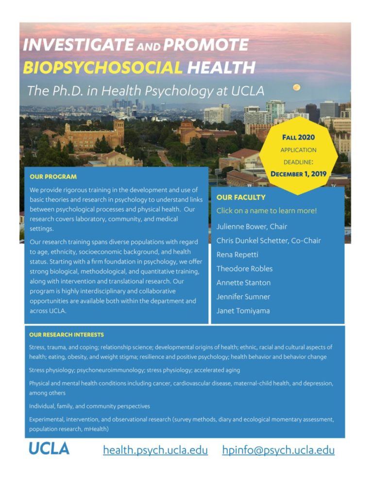 ucla clinical psychology phd requirements