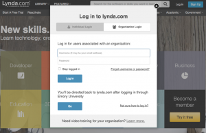 Lynda.com screenshot