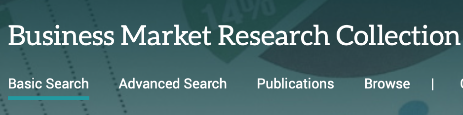 Business Market Research Collection logo
