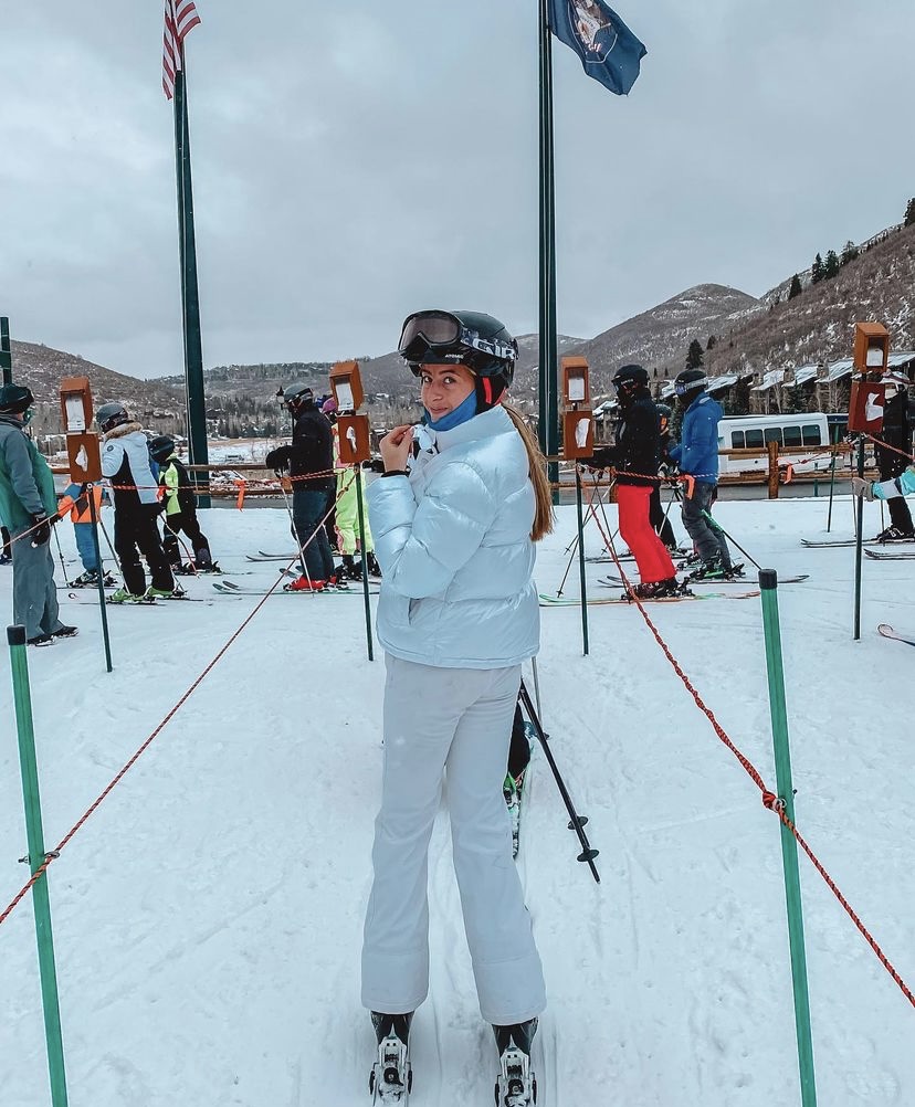 Ski-in, Ski-out Louis Vuitton?! Yep… Wearing my best Ski fashion