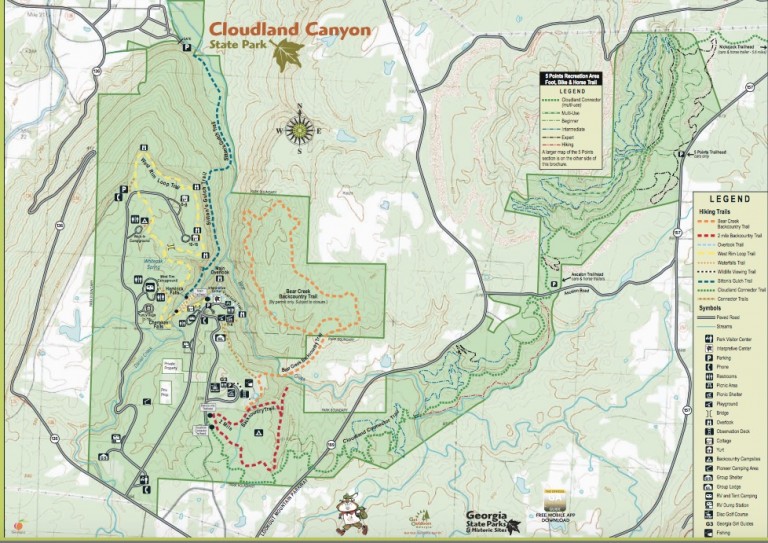 Cloudland Canyon State Park – Georgia – Landscapes and Geomorphology