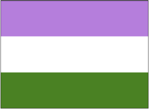 Genderqueer and Non-Binary Pride Flag – These Colors Run Deep