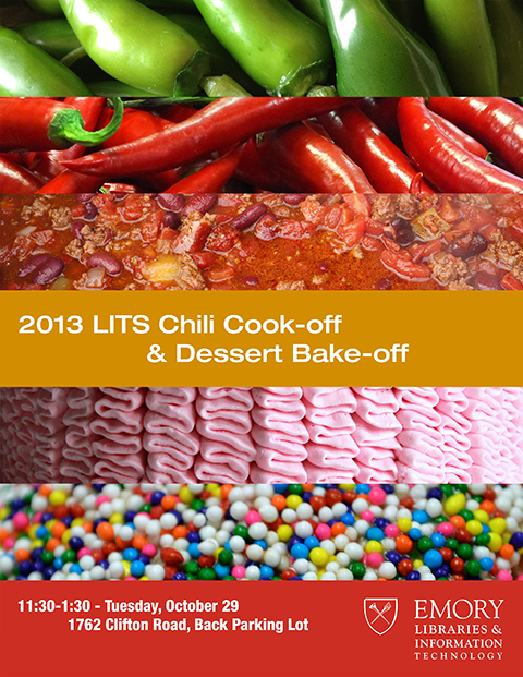 Chili cook-off poster