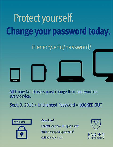 Image of a password poster