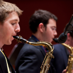 Photo of an Emory student jazz ensemble