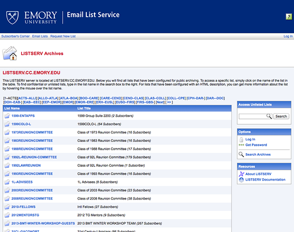 New Listserv Redundancy Implementation