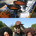 Collage of chili cookoff photos