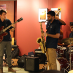 Photo of a jazz group performing