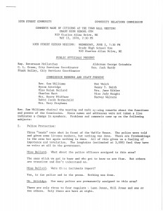 Town Hall transcript