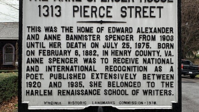 Spencer House historic marker