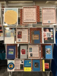 Photo of Native American Heritage Month Book display