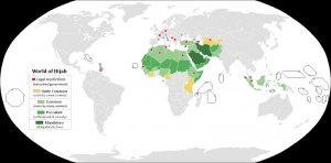 World of Hijab map/CC Licensed