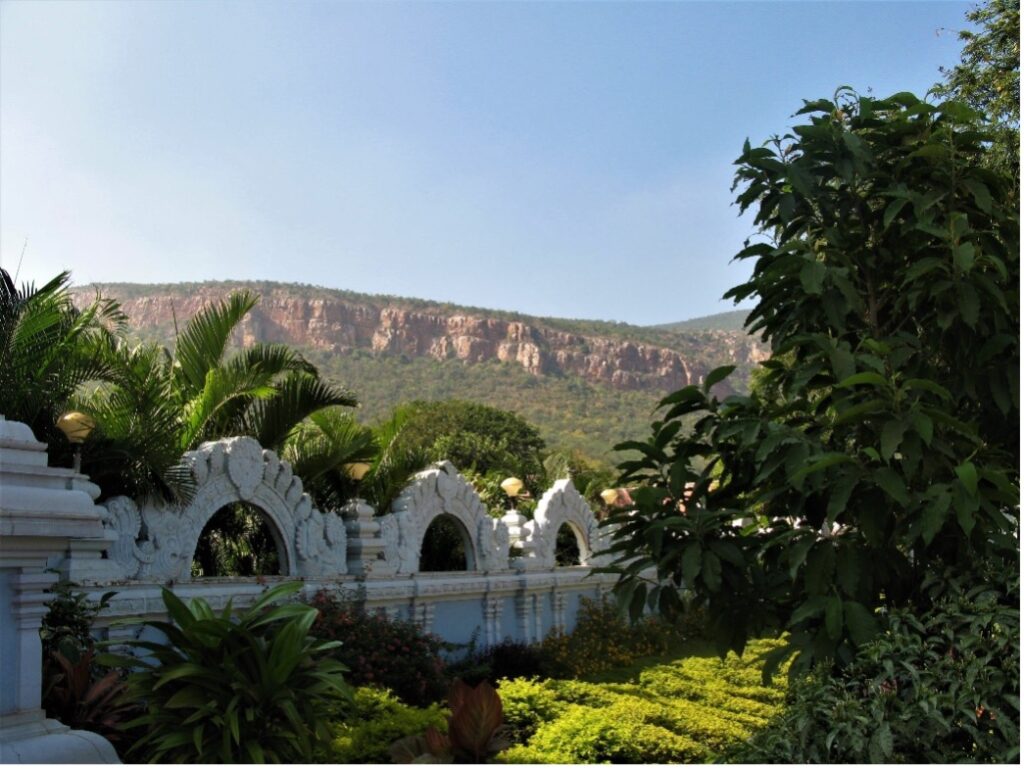 Rock face, Tirupati hills, Andhra Pradesh. Photo by Joyce Burkhalter Flueckiger.