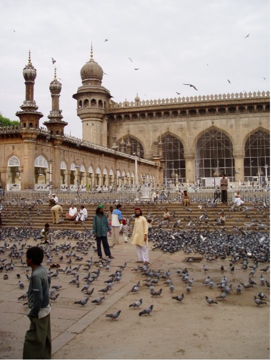 Mecca Masjid, Hyderabad, Telangana, 2003. Photo by Joyce Burkhalter Flueckiger.