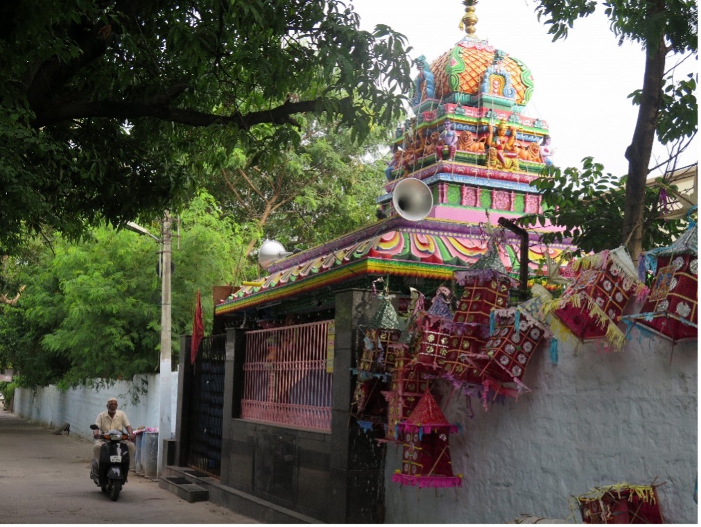 Nalla Pochamma Gudi, Secunderabad, Telangana, 2016. Photo by Joyce Burkhalter Flueckiger.