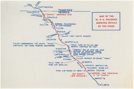 The Map of Andrews' Raid