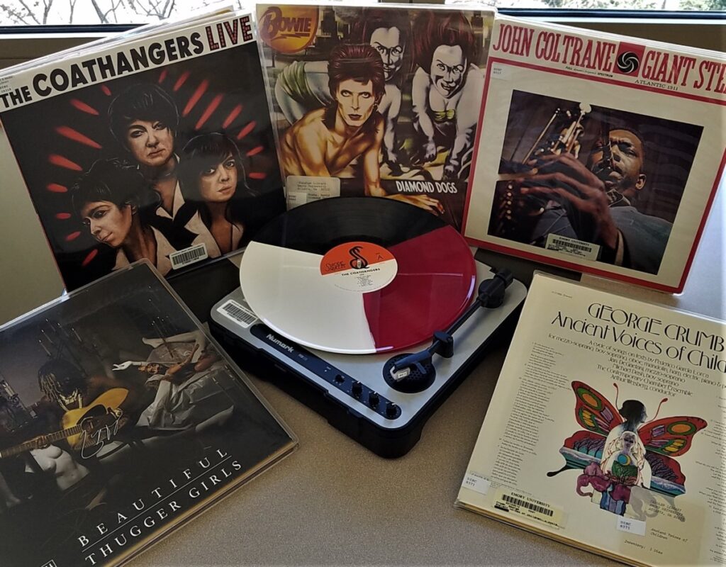 Turntable and vinyl records