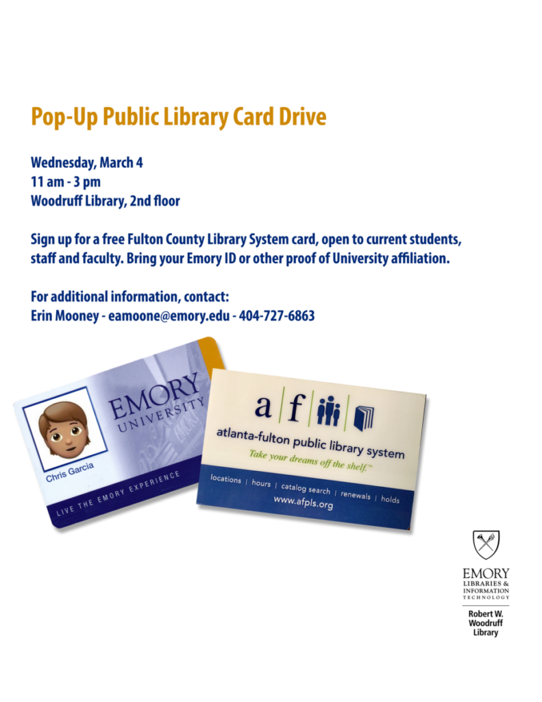 Fulton County Library Card