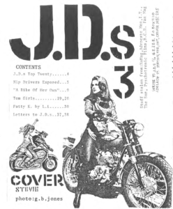 Screenshot of JDs zine