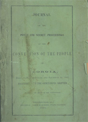 Journal of Georgia Conventions