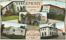 Emory University Postcard Collage