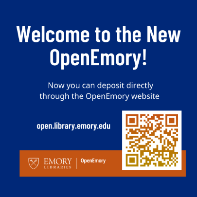 Welcome to the new OpenEmory banner with QR code