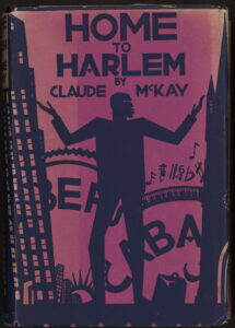 Original 1928 dust jacket to Claude McKay's "Home to Harlem"